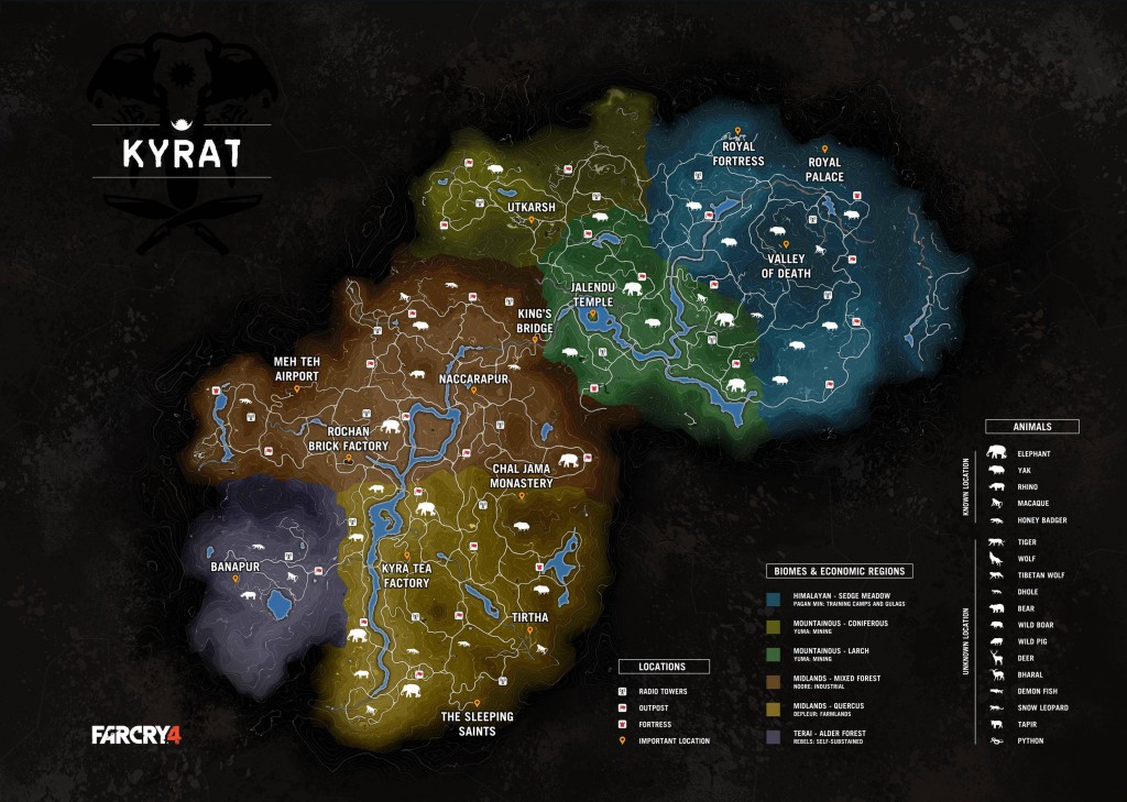 Full Map ofKyrat